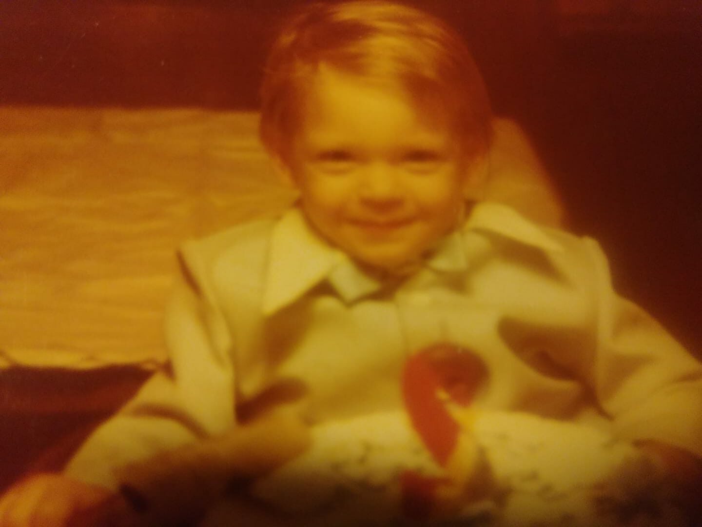 Gregory as a baby